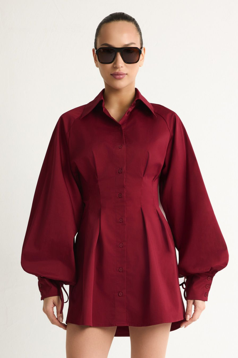 Платье из смесового хлопка