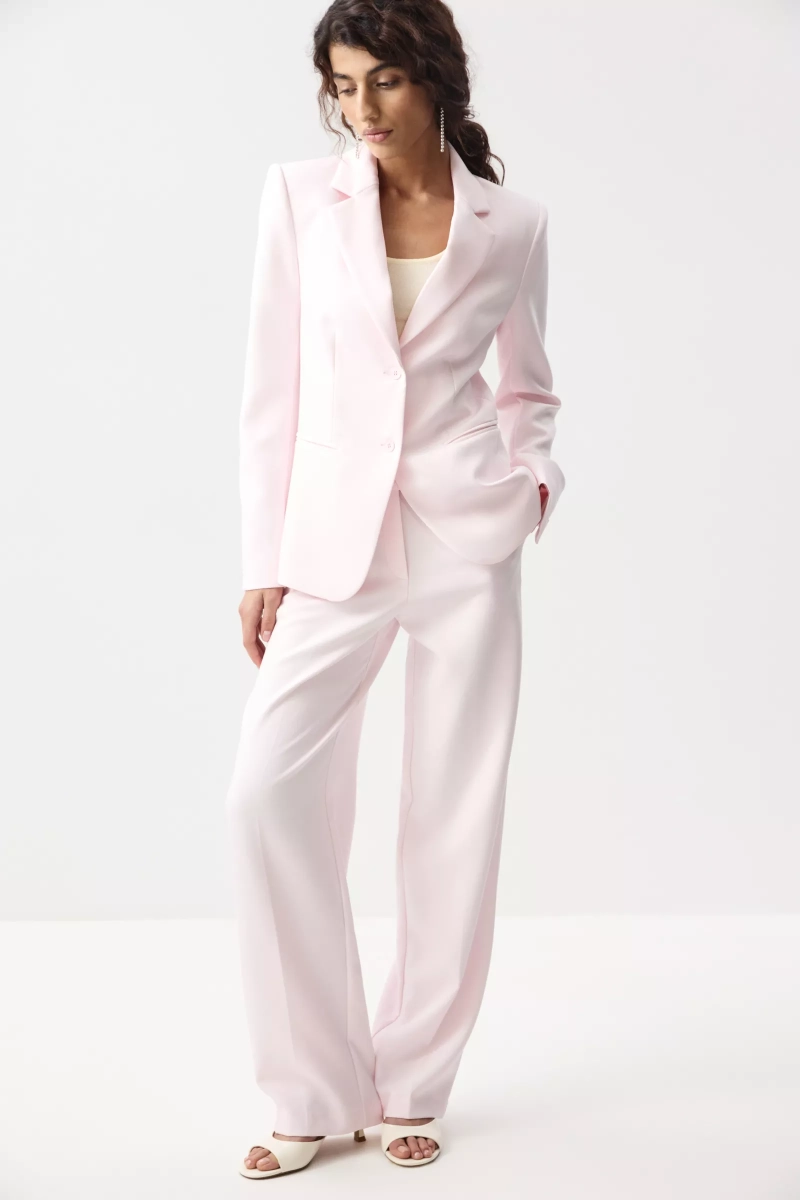 Брюки прямые Charmstore, цвет: нежно-розовый 101-557103-236 |трендовая новинка купить онлайн