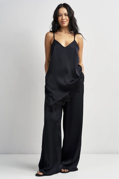 Топ с кружевом Erist store, цвет: Черный, НФ-00003473 купить онлайн