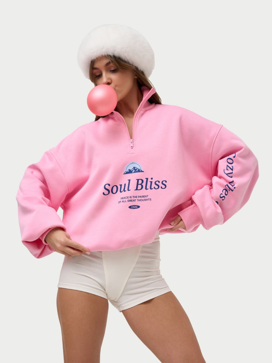 Анорак с начесом "SOUL BLISS" ONSI, цвет: PINK,  купить онлайн