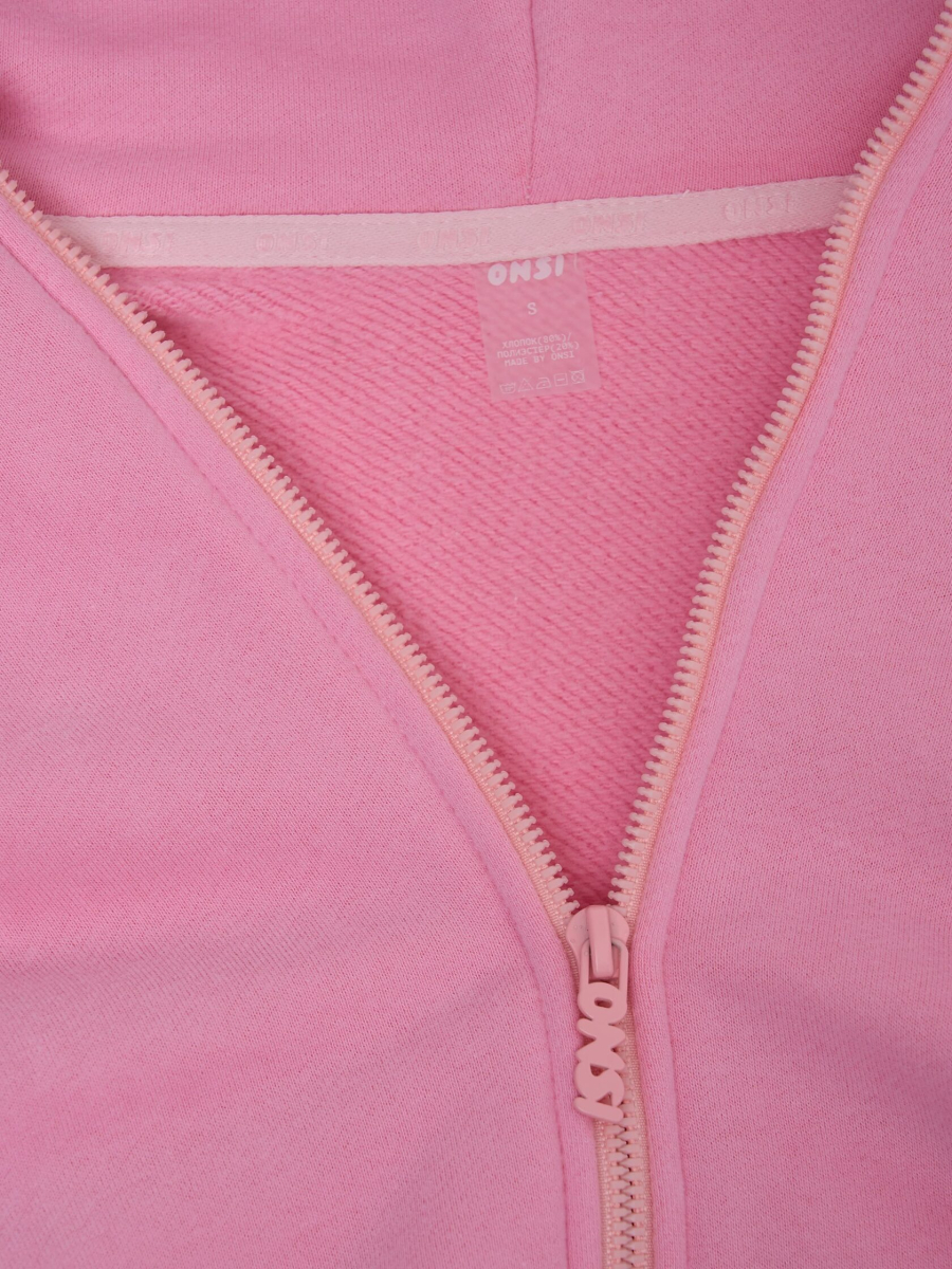 Zip Худи утепленное ONSI, цвет: PINK,  купить онлайн