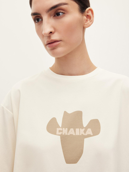 Футболка Ranch Chaika, цвет: молочный, AW25TS01-141 купить онлайн