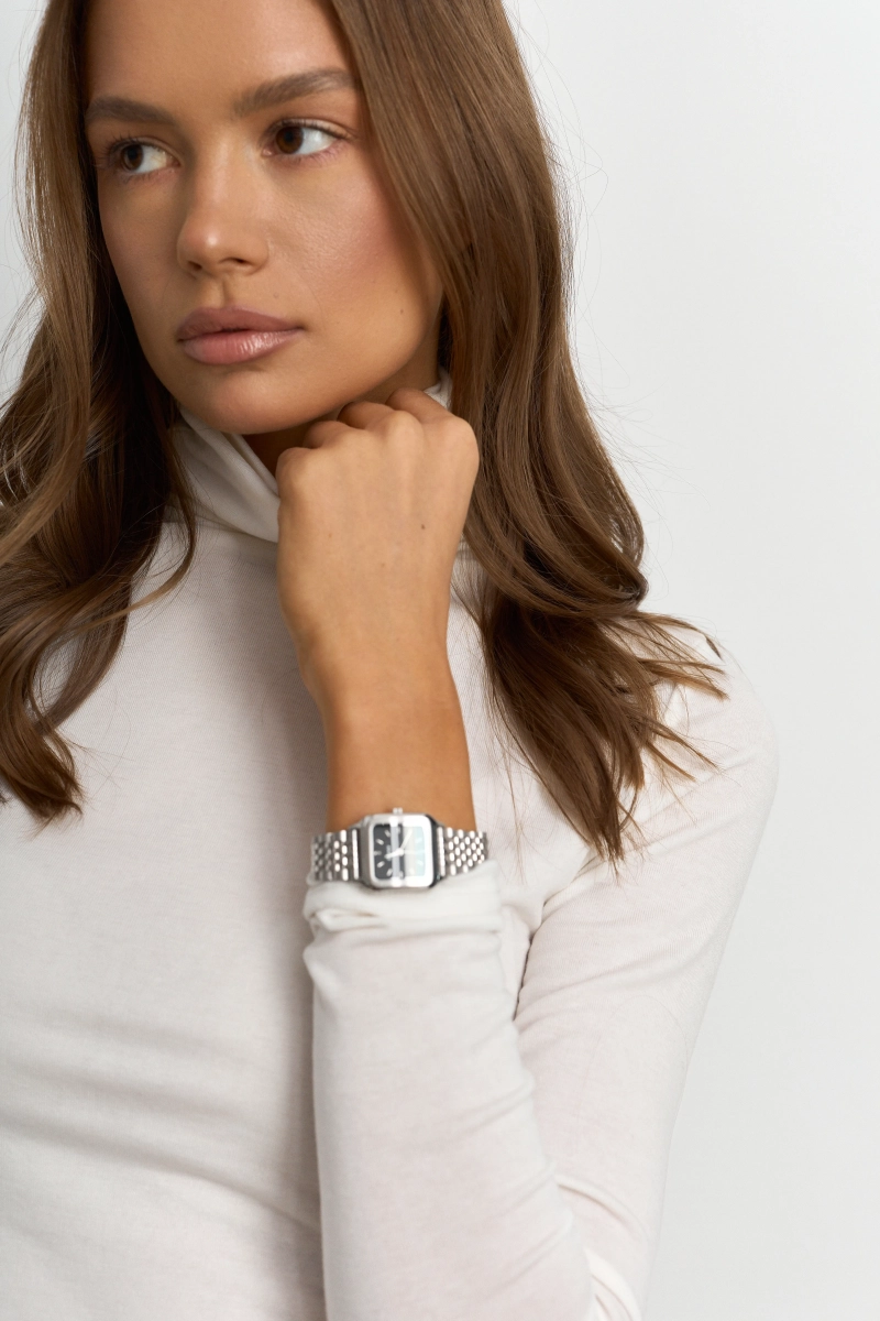 Водолазка из тенсела и шерсти Ricoco, цвет: молочный, 6090/1 купить онлайн