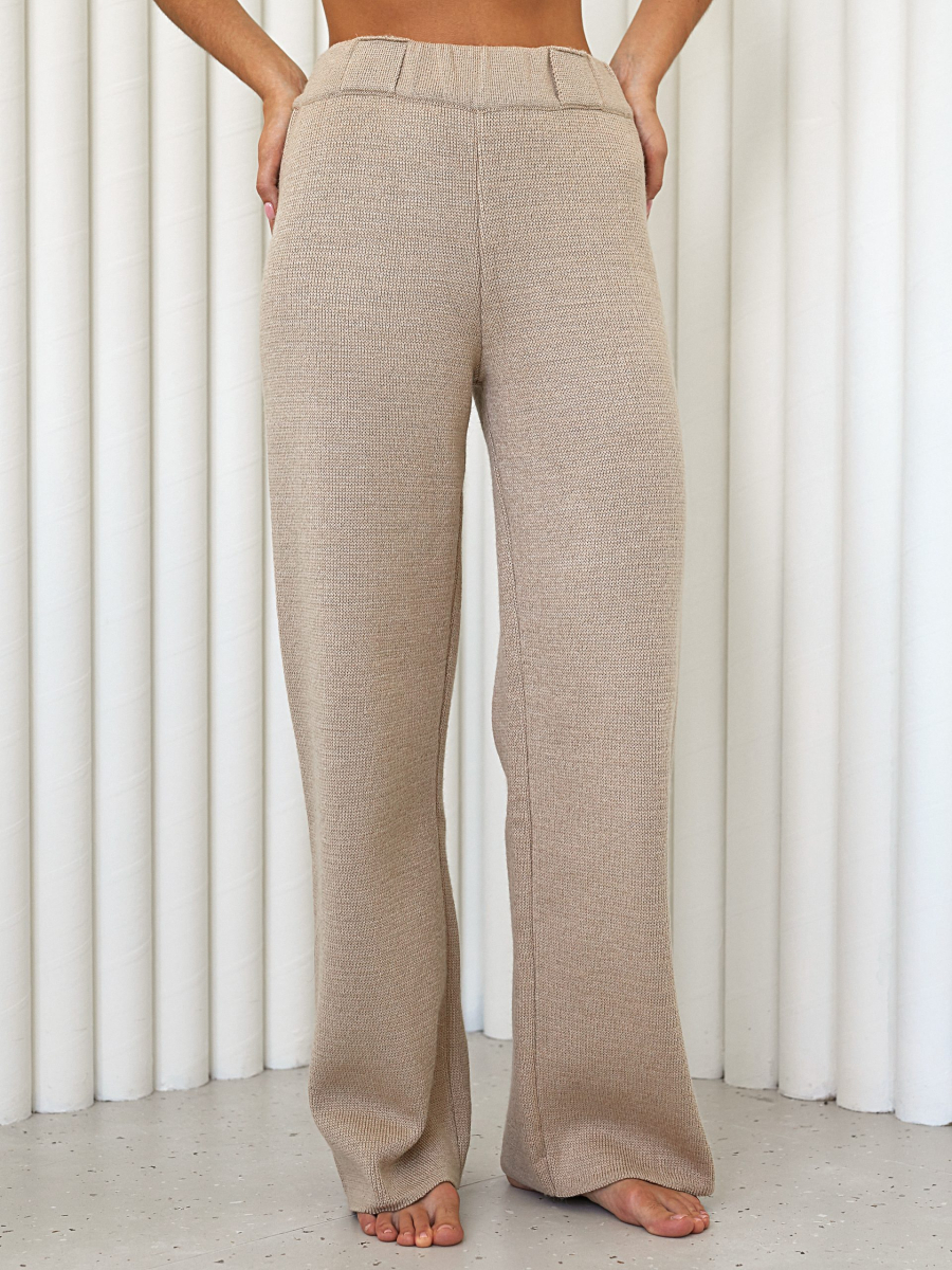 Брюки клеш I.B.W., цвет: бежевый, KJ044 купить онлайн