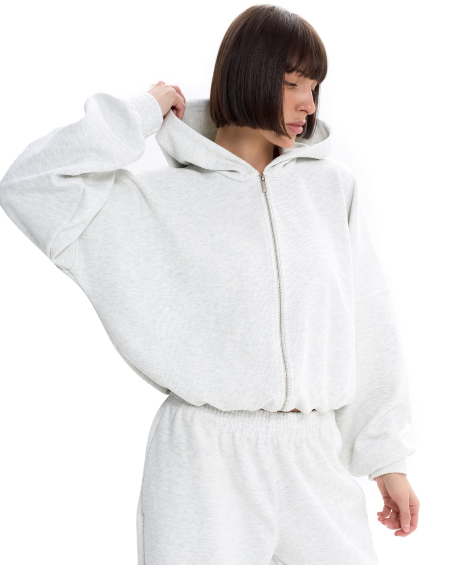 Костюм из облегченного вязаного футера Suborbia, цвет: серый меланж, 006886 купить онлайн