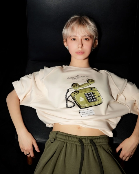 Футболка Мир! Дружба! Жвачка! T-SHIRT RICExPREMIER RICE, цвет: кокос,  купить онлайн