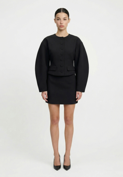 Жакет с округлым рукавом REFERT, цвет: Черный, 04-3745/1-2511 купить онлайн