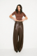 Футболка LABEL .B & TOUSSUN Label .B, цвет: коричневый в паттерн, TSLB020040428 купить онлайн