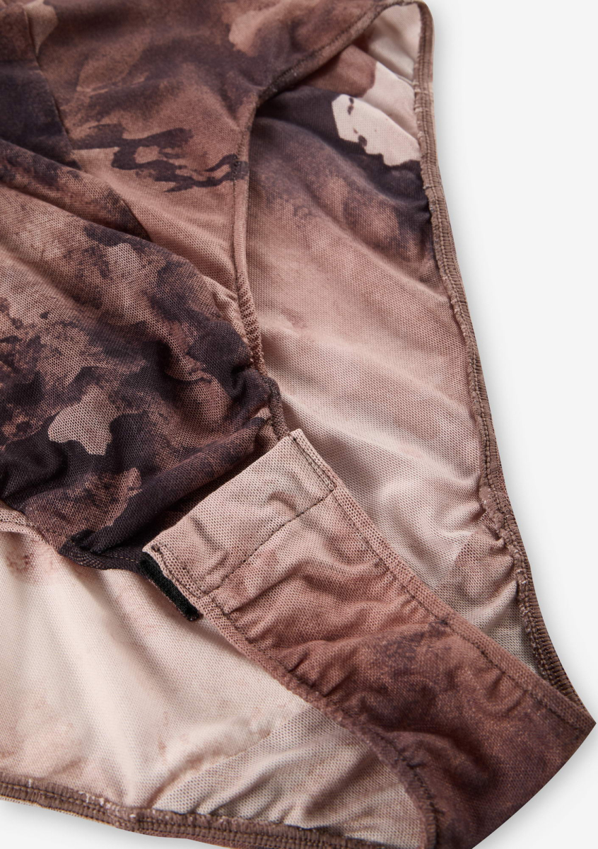 Боди из сетчатой ткани KRAKATAU, цвет: коричневый, Tw133-7 купить онлайн