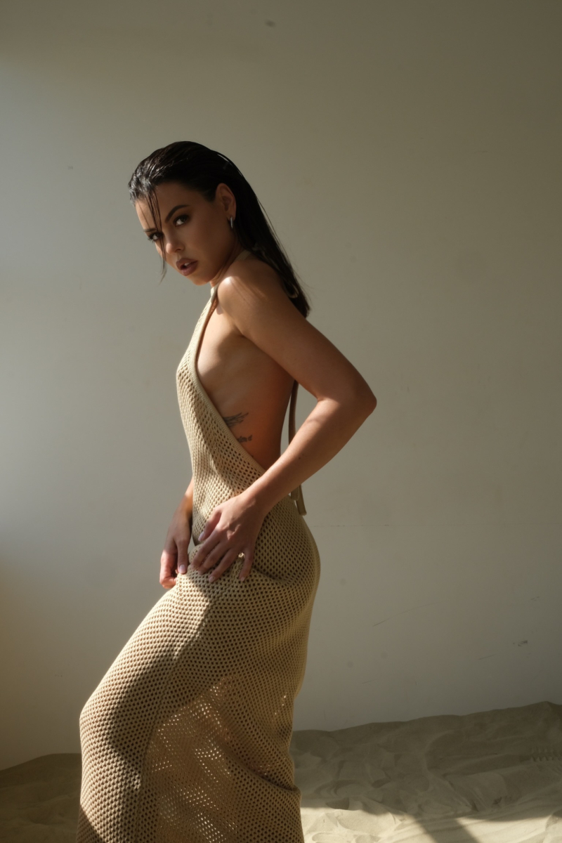 Платье-сетка