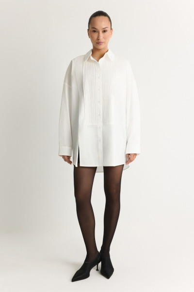 Рубашка из 100% хлопка TOPTOP, цвет: белый, TT.021.19147.100 купить онлайн