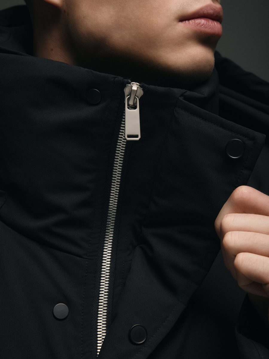 Пуховик Frostkill puffer NAIPACHE, цвет: Черный,  купить онлайн