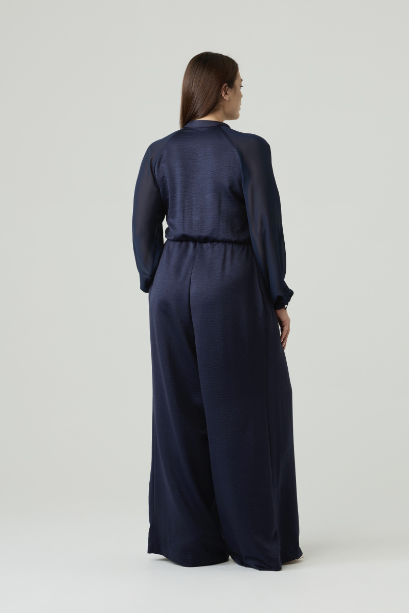 Комбинезон из атласной ткани 4forms, цвет: синий, 65521 купить онлайн