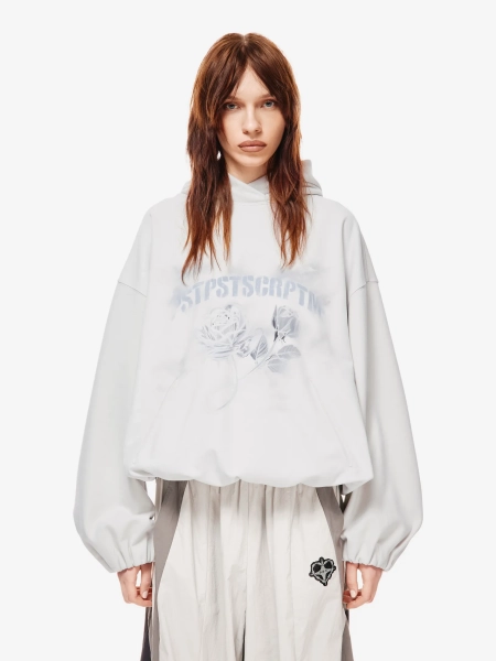 Digital Rose Худи Оверсайз p.p.s., цвет: гипсовый,  купить онлайн