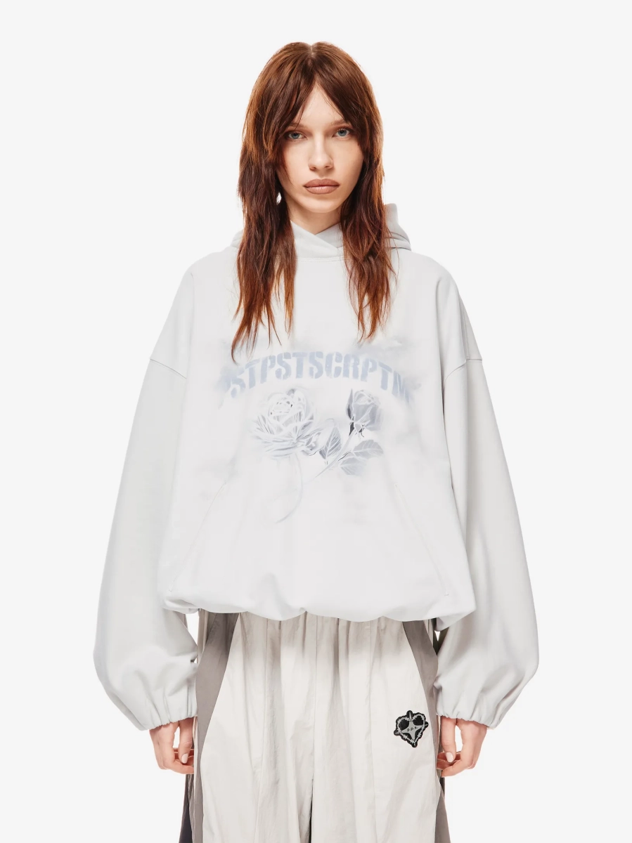 Digital Rose Худи Оверсайз p.p.s., цвет: гипсовый,  купить онлайн