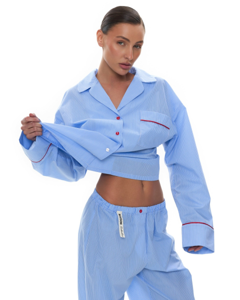 Пижама MAISON NY25 Suborbia, цвет: blue, 006374 купить онлайн