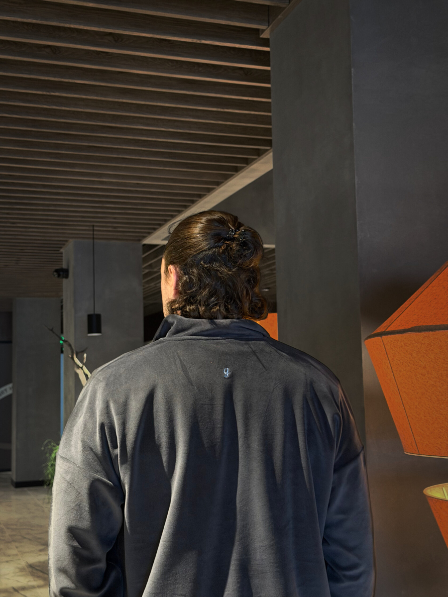 Анорак Велюр мужской GARCHIT, цвет: серый, GMVelAnGr купить онлайн