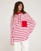 Худи в полоску RED Anmuse, цвет: красный, SW25S171-RD купить онлайн