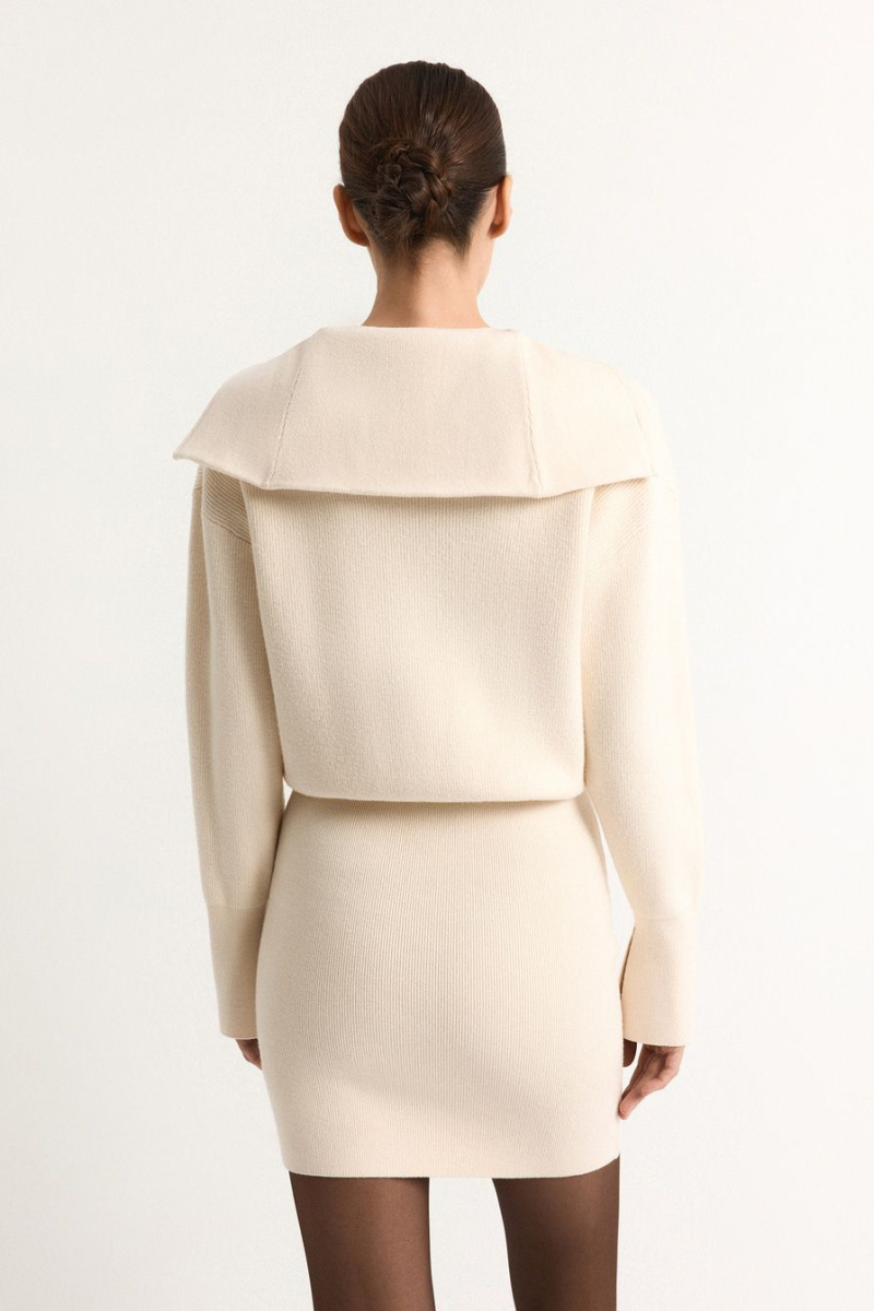 Платье из смесовой вискозы TOPTOP, цвет: молочный, TT.010.17829.120 купить онлайн