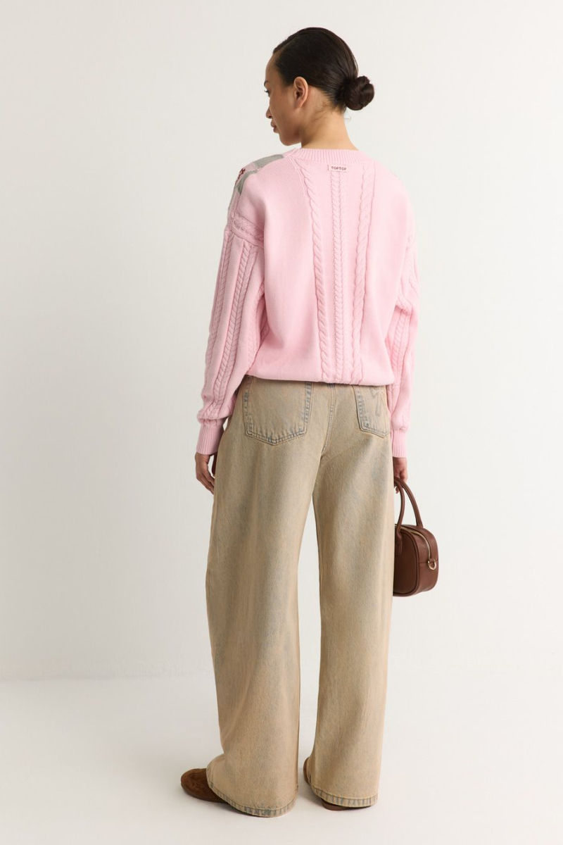 Джинсы из 100% хлопка TOPTOP, цвет: бежевый, TT.036.18849.110 купить онлайн