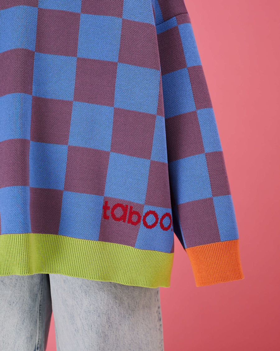 Свитер Городской архив TABOO, цвет: синий, SVcell2 купить онлайн