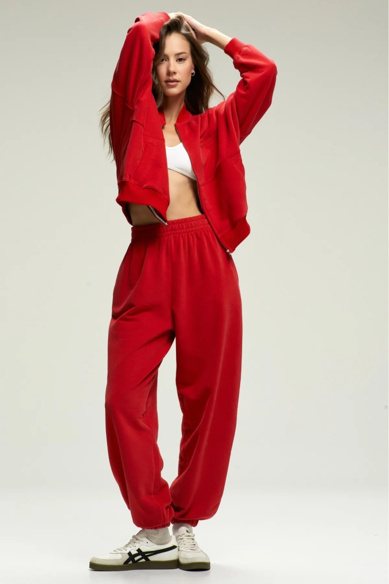 Джоггеры OVERsized Retro Red