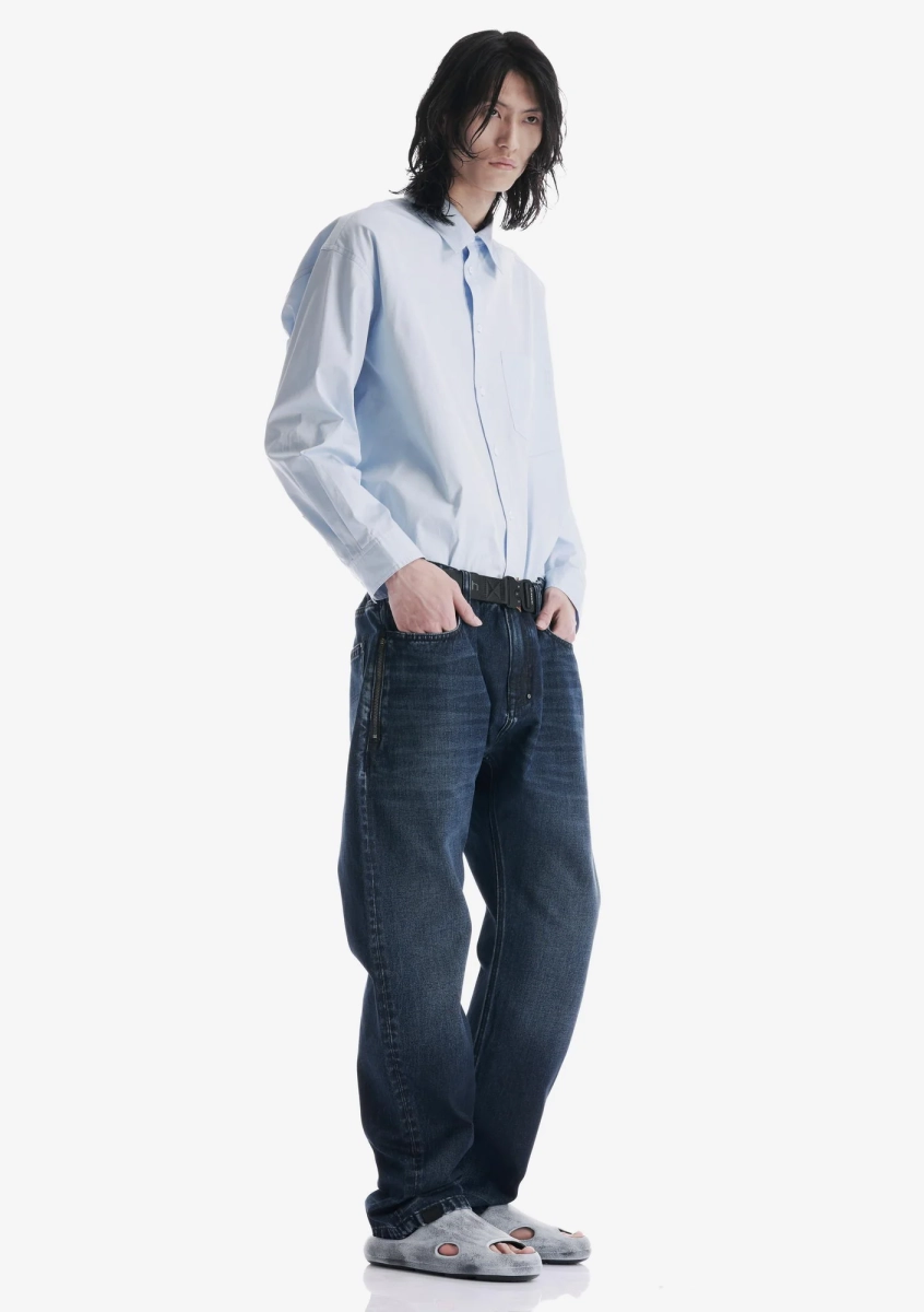 Свободные джинсы KRAKATAU, цвет: темно-синий, Rm238-615 купить онлайн