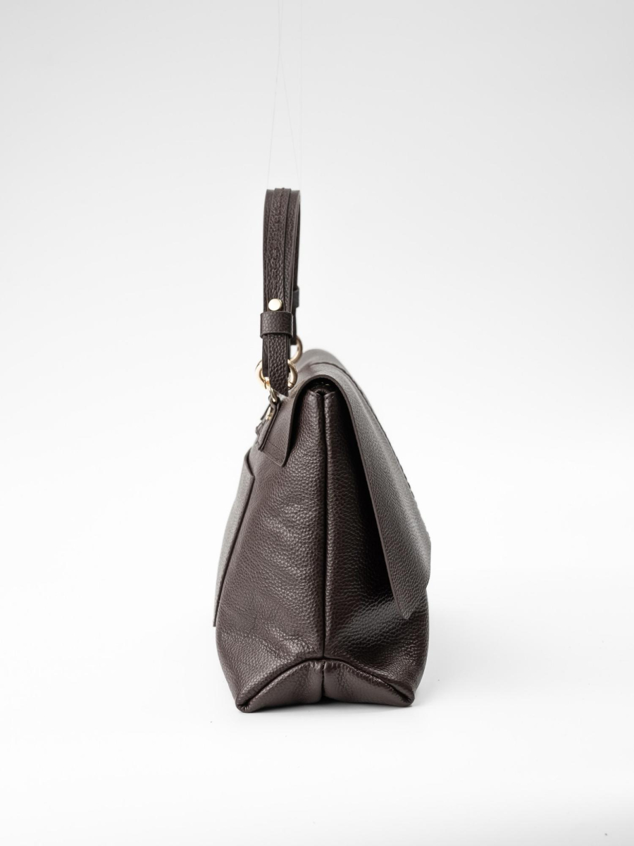 Сумка Ливиа средняя brand salad, цвет: коричневый J-704-PHR 8240 купить онлайн