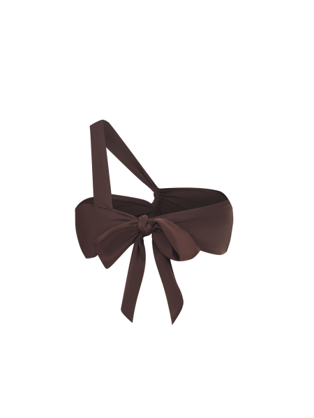 Лиф Asymmetrical Bikini Coffee Bean