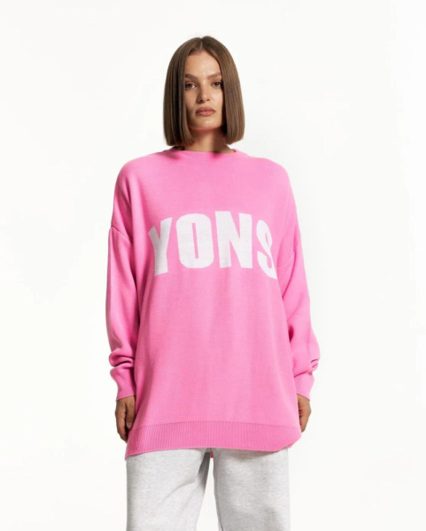 Свитер YONS LIGHT PINK YONS, цвет: розовый,  купить онлайн