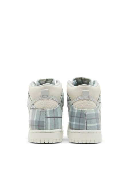 Кроссовки Nike Dunk High shvetsov store, цвет: серый плед DV1724-100 купить онлайн