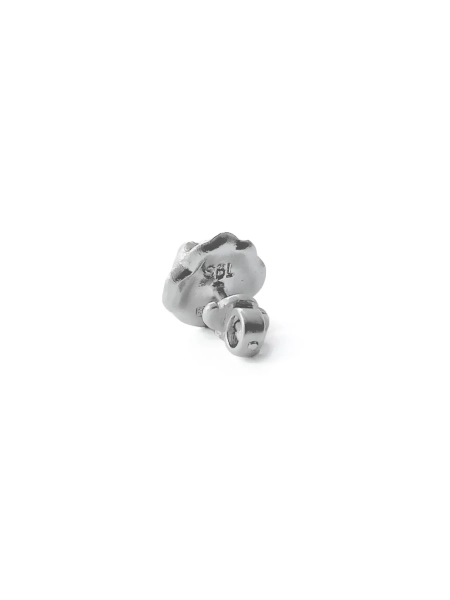 Серебряная моносерьга «Роза» mini SBLESKOM, цвет: серебро, 12096 купить онлайн