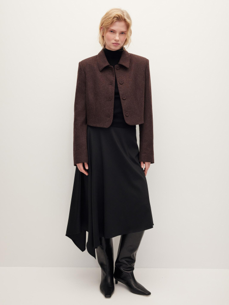 Жакет укороченный Chaika, цвет: коричневый, AW25BZ05-45 купить онлайн