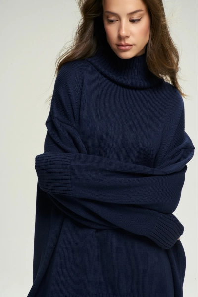 Свитер Oversized Dark Blue Erist store, цвет: темно-синий НФ-00002671 |новая коллекция купить онлайн