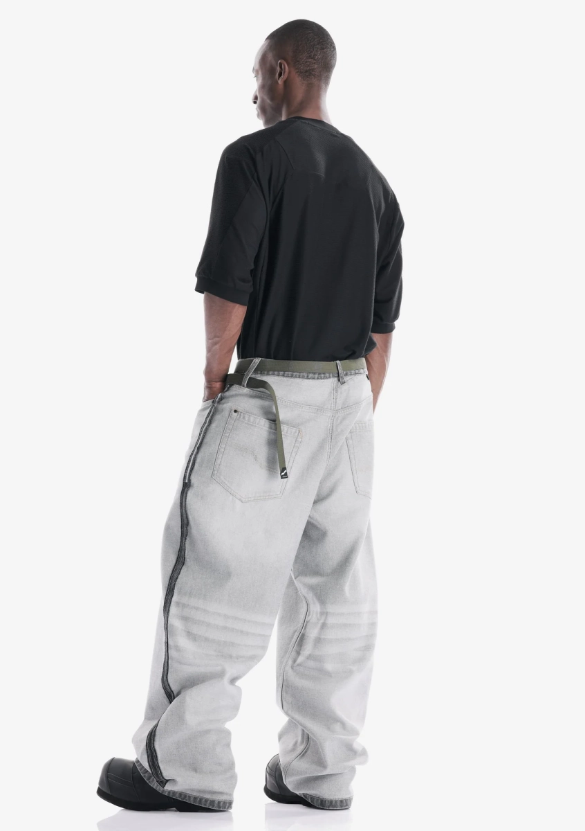 Широкие джинсы KRAKATAU, цвет: серый, Ru226-33 купить онлайн