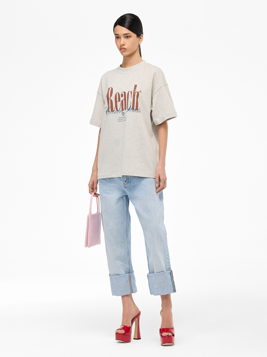 Футболка "Винтаж" FRHT&OUT OF REACH, цвет: серебристый меланж, TSVNTGSLVMLG купить онлайн