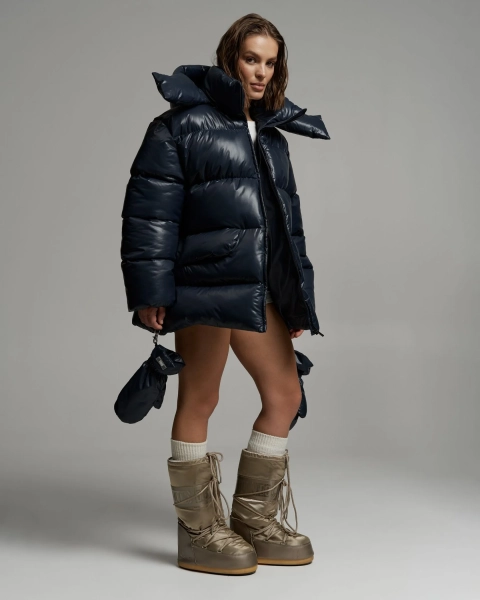 Пуховик PUFF BAIKAL ECLIPSE YONS, цвет: синий, YO-710 купить онлайн