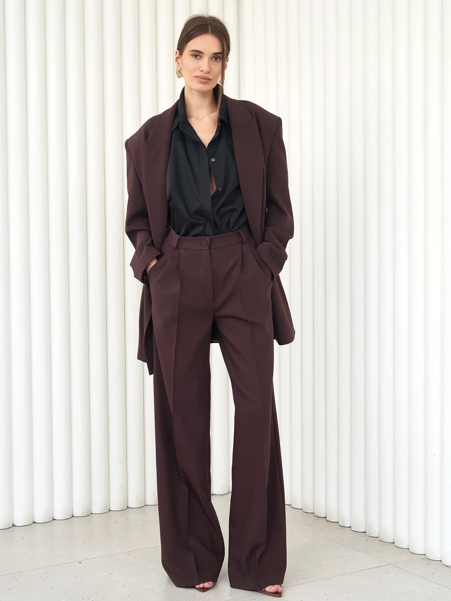 Брюки-клеш от бедра I.B.W., цвет: шоколад, TR006 купить онлайн