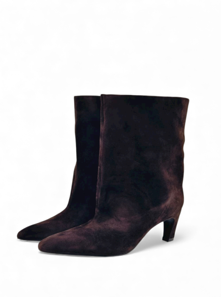 Ботильоны демисезонные из натуральной замши GRANDERA, цвет: коричневый x83296-1-z10r (889) купить онлайн