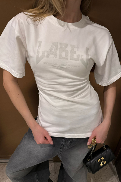 Футболка приталенная WHITE Label .B, цвет: WHITE, Tp.04.3.67WH купить онлайн