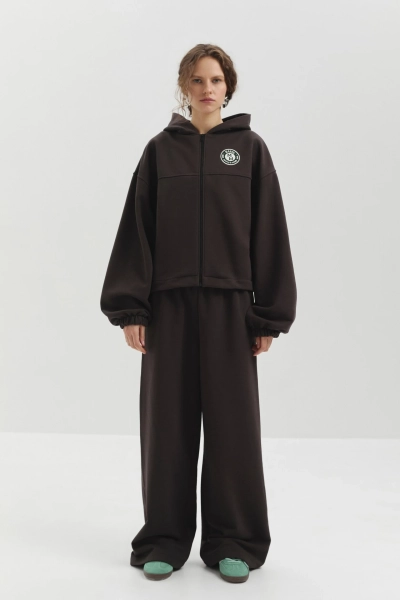 Брюки прямые marte, цвет: коричневый,  купить онлайн