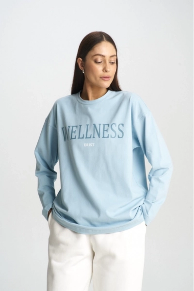 Лонгслив WELLNESS Light Blue