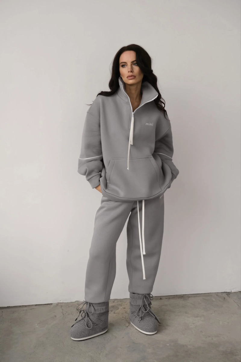 Анорак с начёсом Flow MINI, цвет: лунный, НФ-00000443 купить онлайн