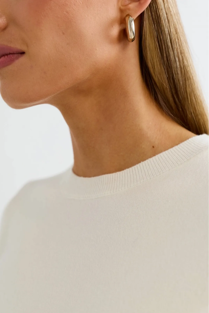 Футболка трикотажная Erist store, цвет: молочный, НФ-00003199 купить онлайн