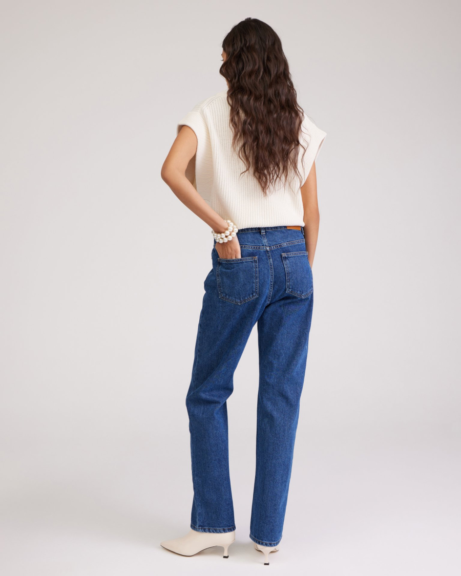 Прямые джинсы To be Blossom, цвет: blue 153007 |новая коллекция купить онлайн