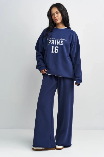 Свитшот винтажный Erist store, цвет: темно-синий, НФ-00003404 купить онлайн