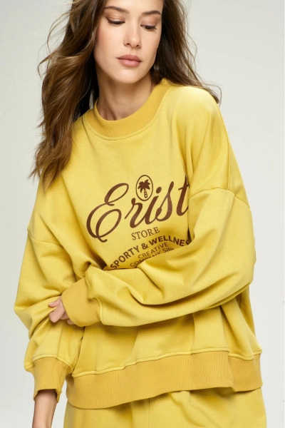 Свитшот Wellness Soft Yellow Erist store, цвет: Желтый, НФ-00002807 купить онлайн