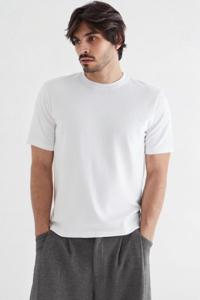 Футболка без принта CULTBASE, цвет: белый,  купить онлайн