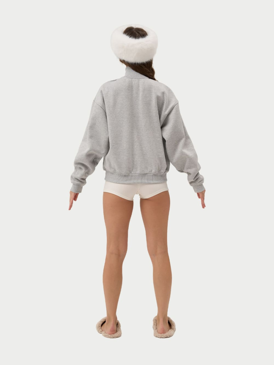 Zip толстовка с начесом ONSI, цвет: melange,  купить онлайн