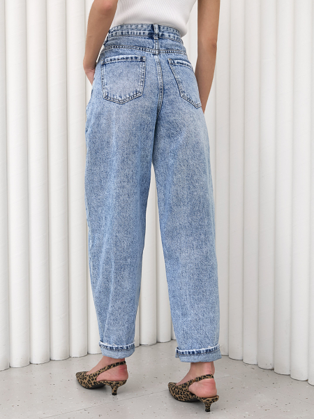 Джинсы-баллон I.B.W., цвет: голубой, TR036 купить онлайн